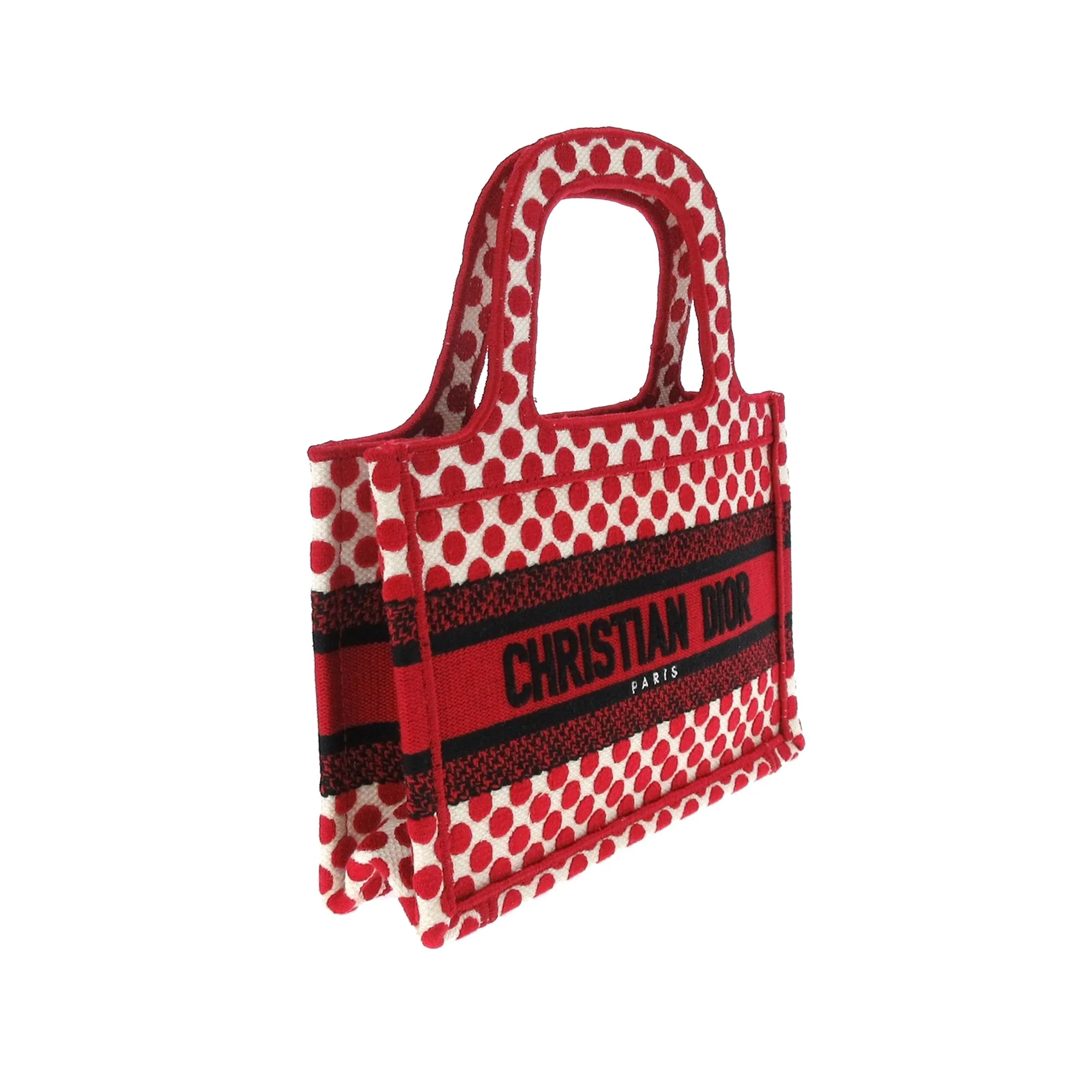 Red Dior Mini Dioramour Book Tote