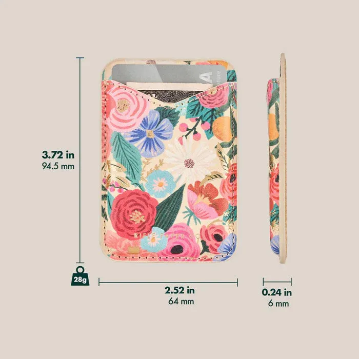 Rifle Paper Co. MagSafe Card Holder (Garden Party Blush)