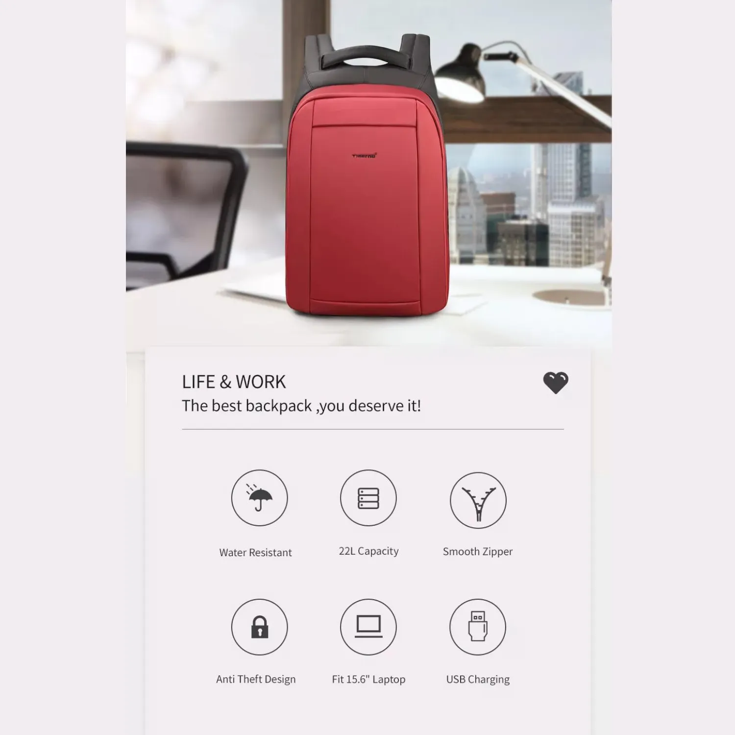 Robust & Versatile Urban Commuter Backpack