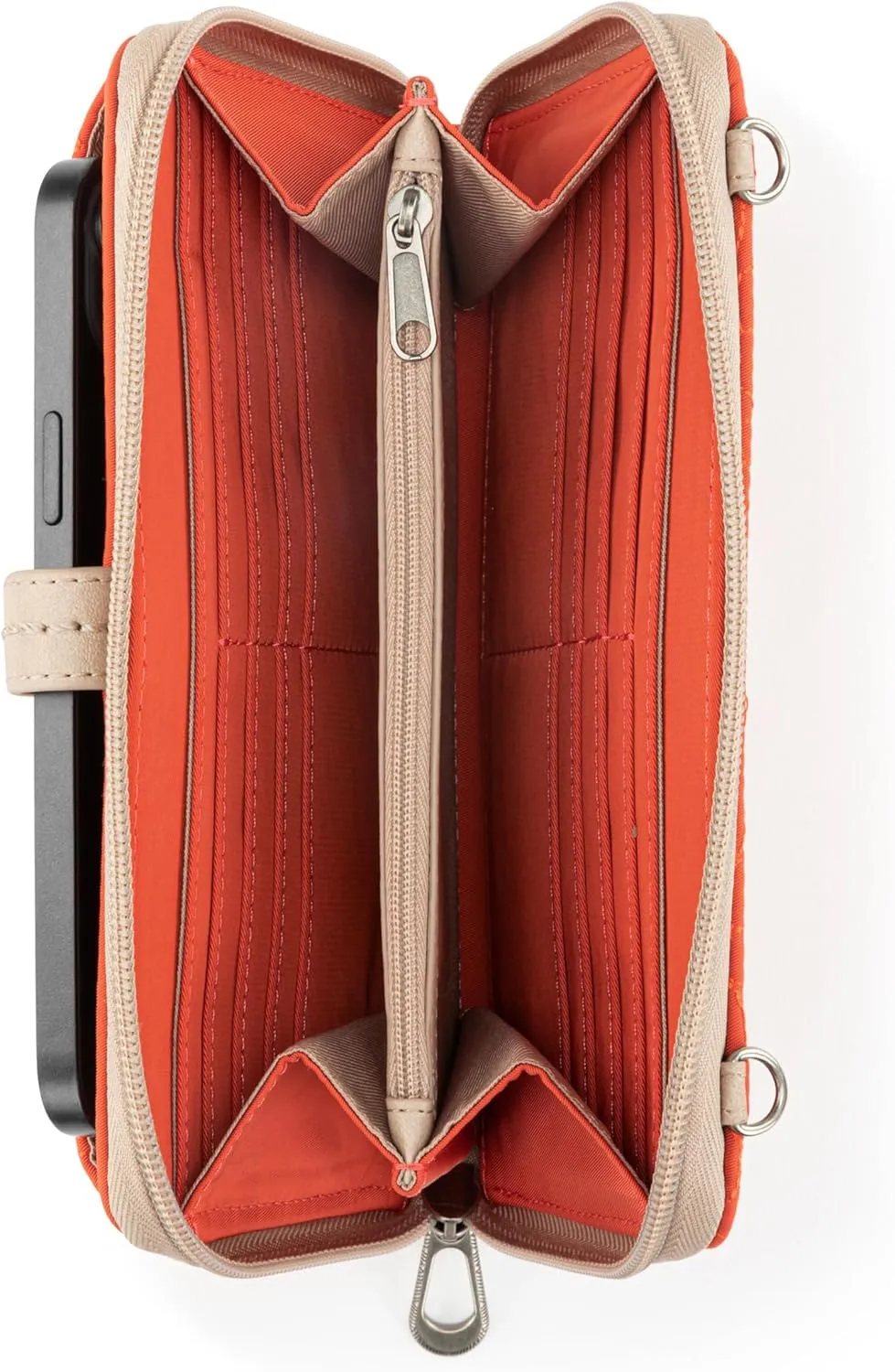 Sakroots Artist Circle Smartphone Crossbody in Eco Twill, Detachable Wristlet Strap