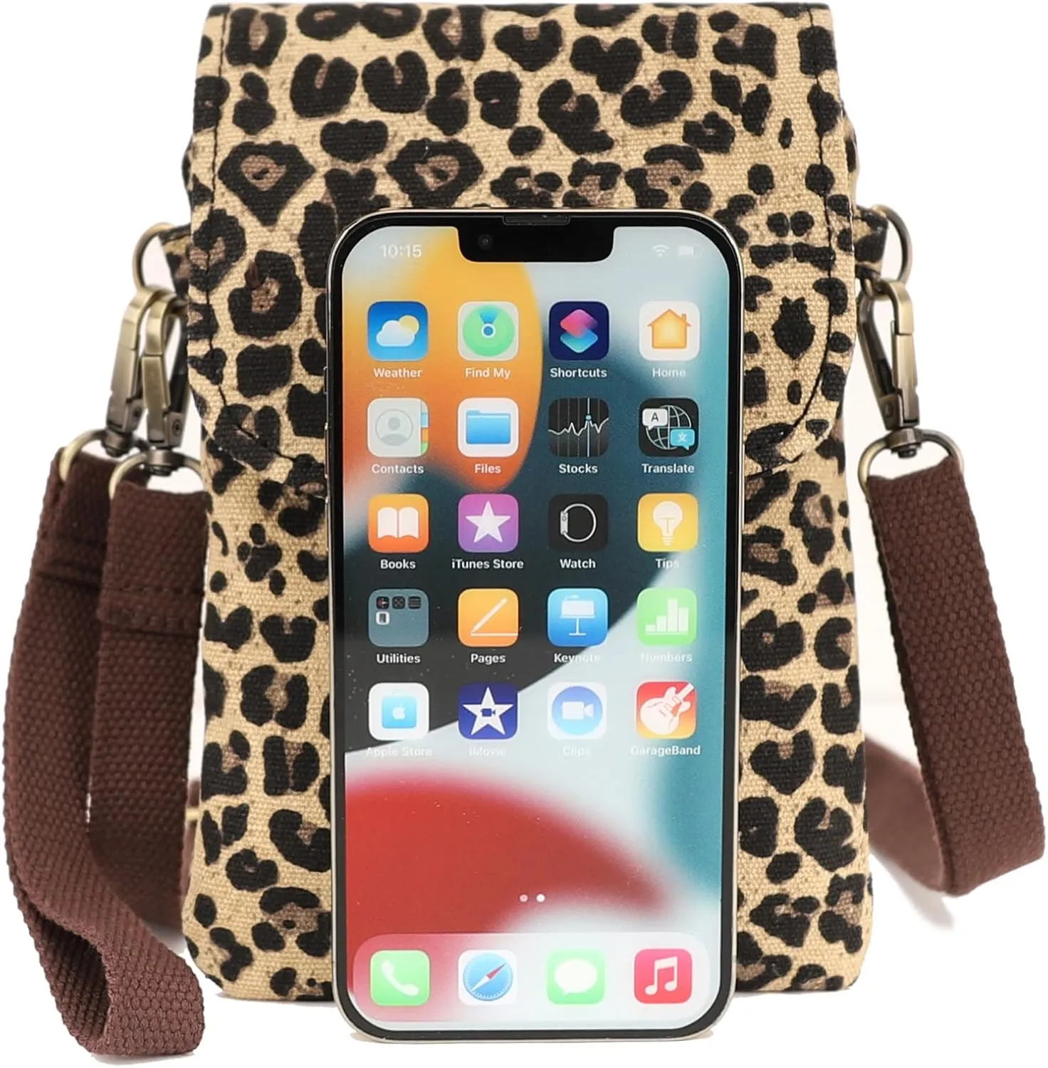 SILKAREA Vintage Embroidered Canvas Flip Small Crossbody Bag Cell Phone Pouch for Women Wristlet Wallet Bag Coin Purse