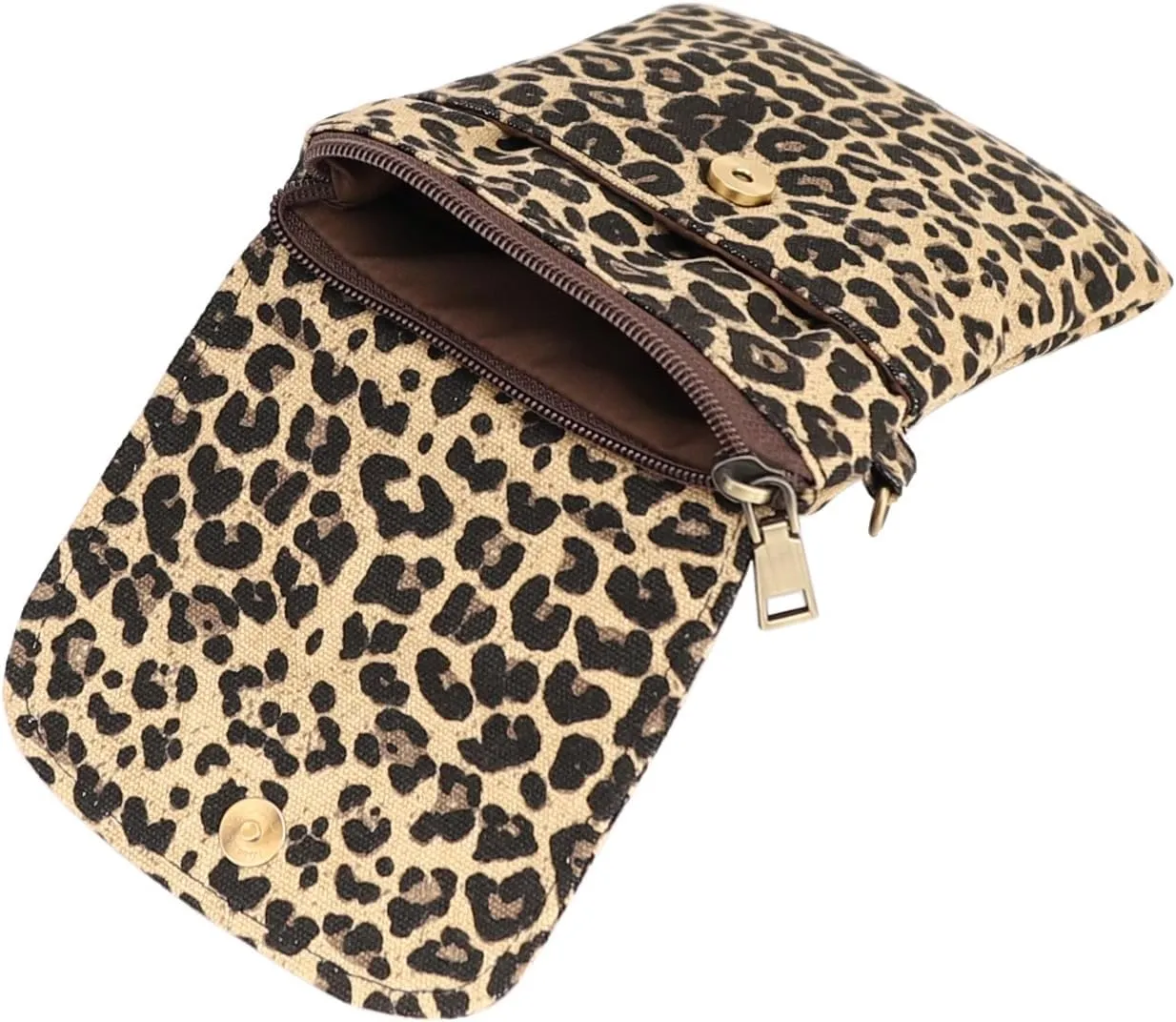 SILKAREA Vintage Embroidered Canvas Flip Small Crossbody Bag Cell Phone Pouch for Women Wristlet Wallet Bag Coin Purse