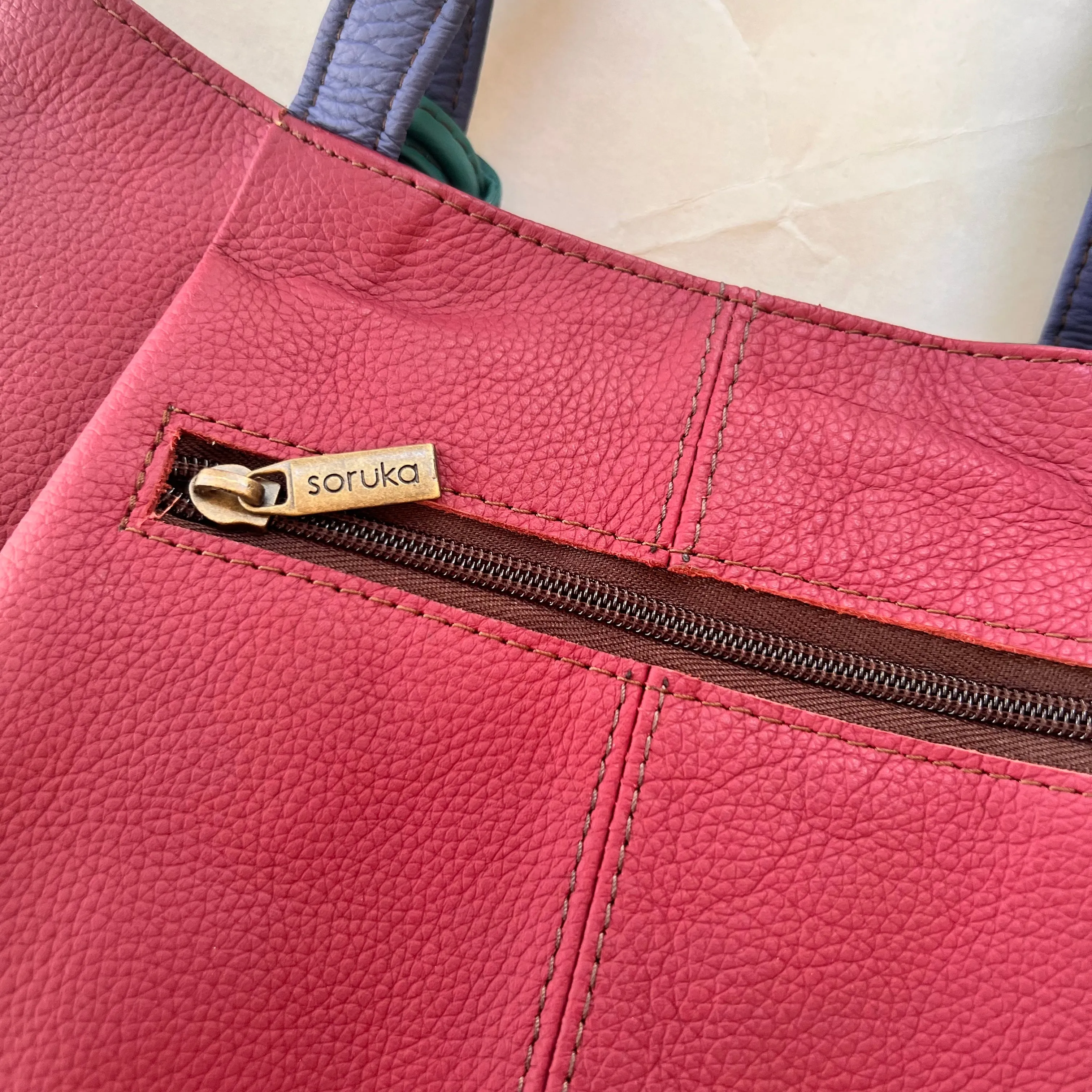 Soruka - Celine Tote, Cranberry