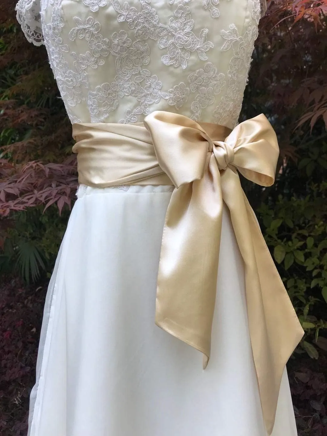 Special Occasion Dress sash bridal belts wedding sash 4'' Wide Double Side