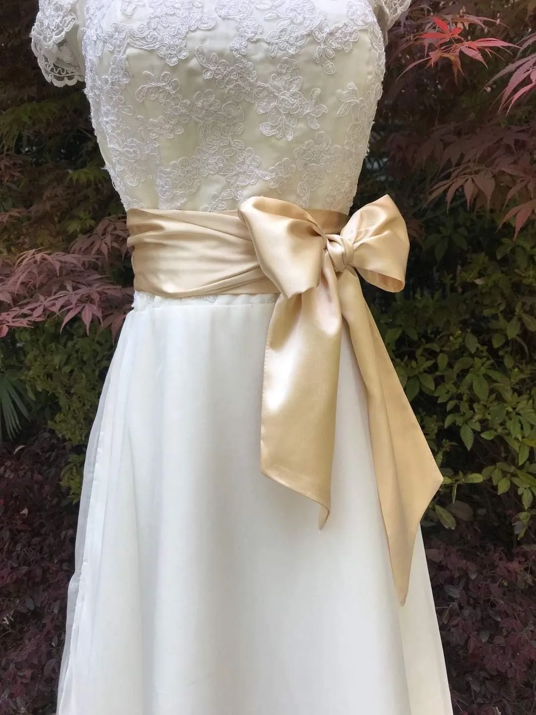 Special Occasion Dress sash bridal belts wedding sash 4'' Wide Double Side