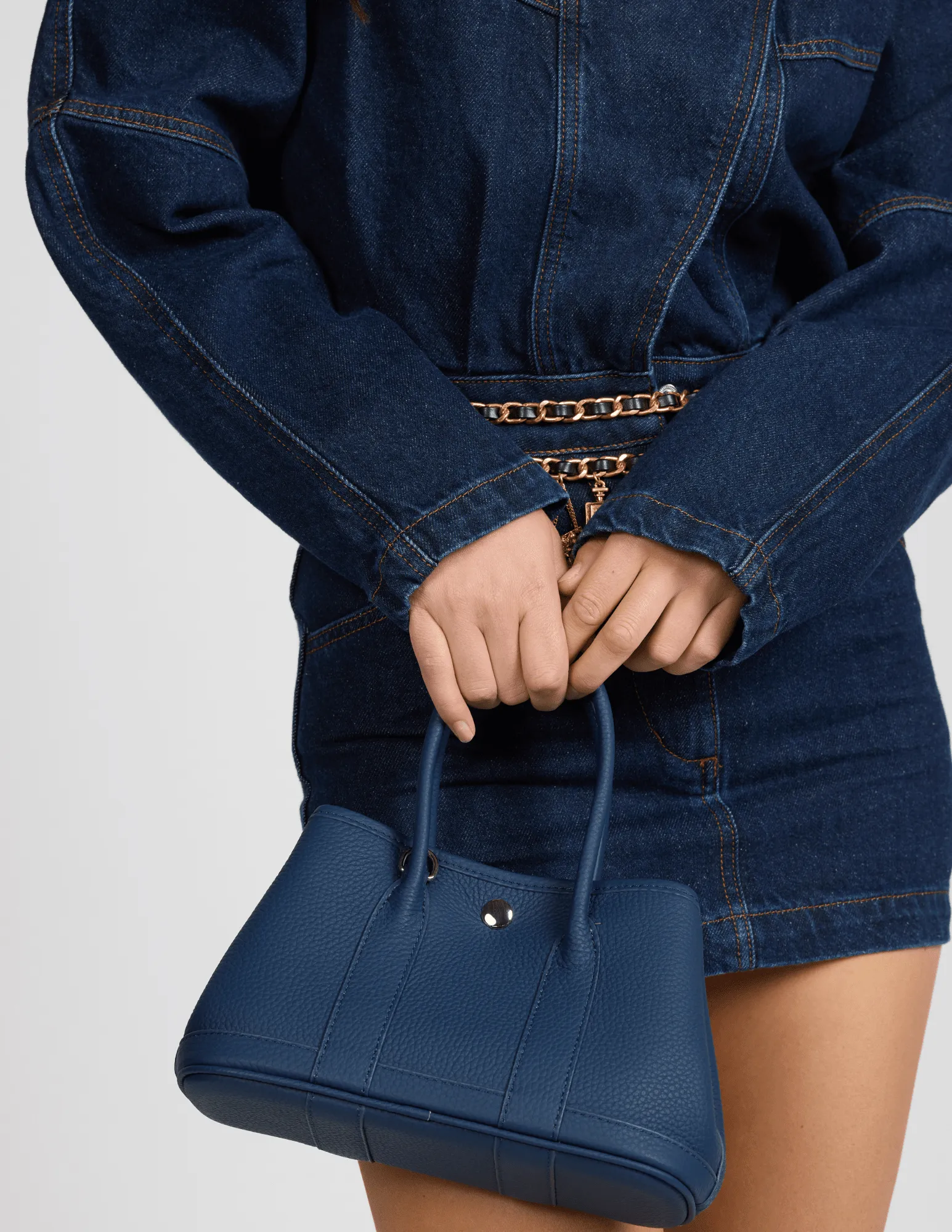 Steven Dann Mini Leather Tote