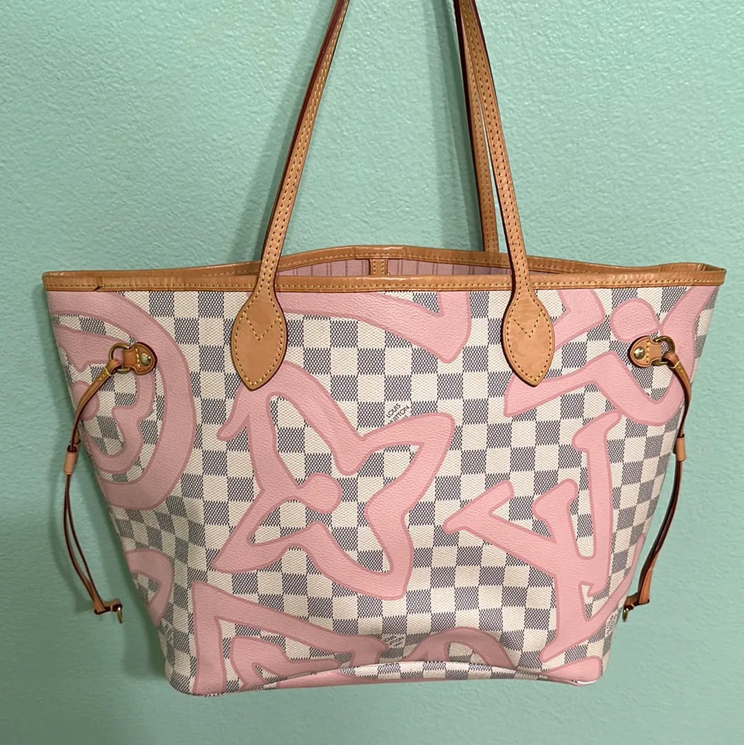 Trendy Inspired Louis Vuitton Tahitienne Damier Azur Neverfull Mm