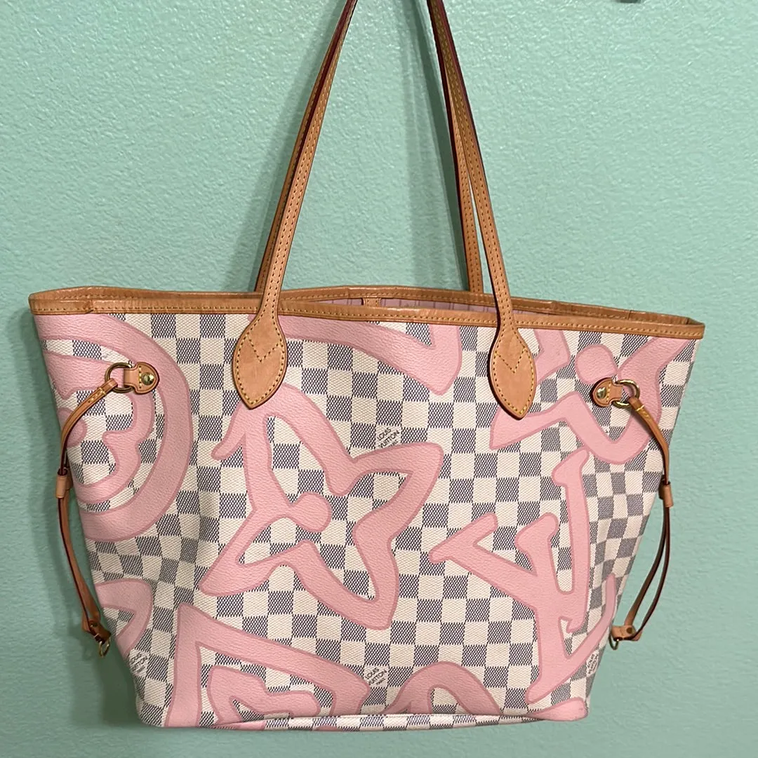 Trendy Inspired Louis Vuitton Tahitienne Damier Azur Neverfull Mm