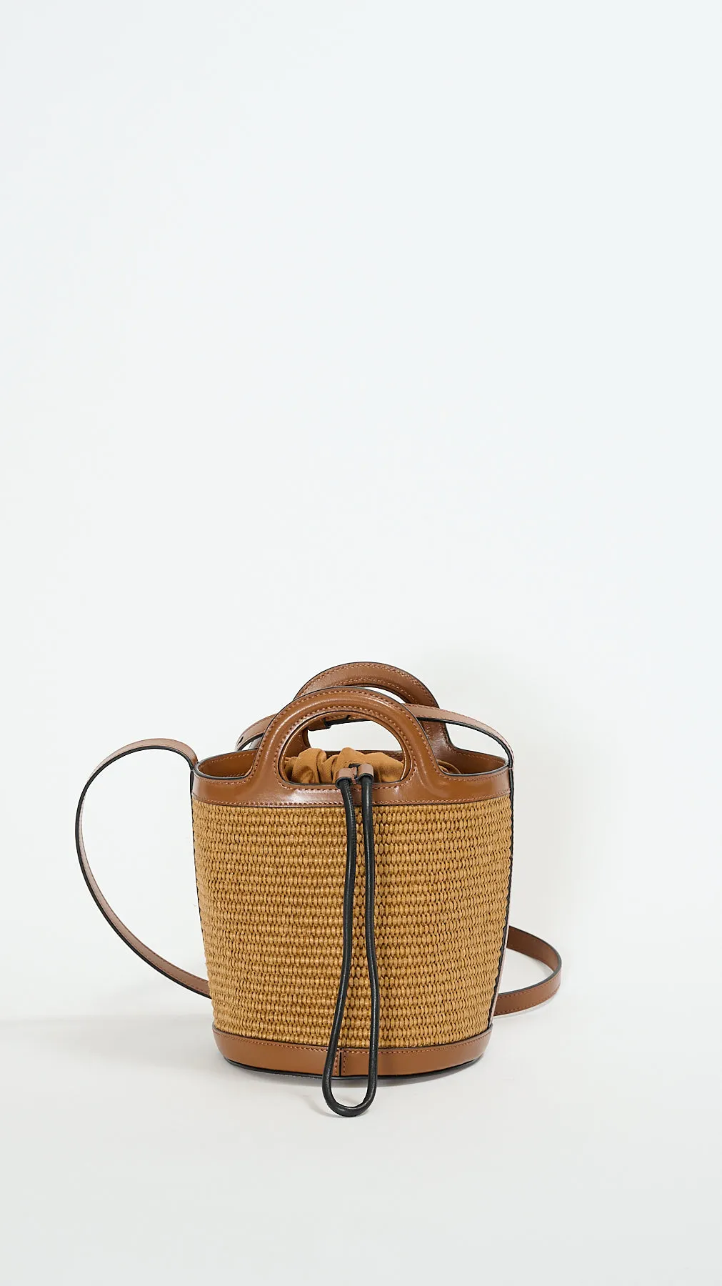 Tropicalia Mini Bucket Bag in Raw Sienna