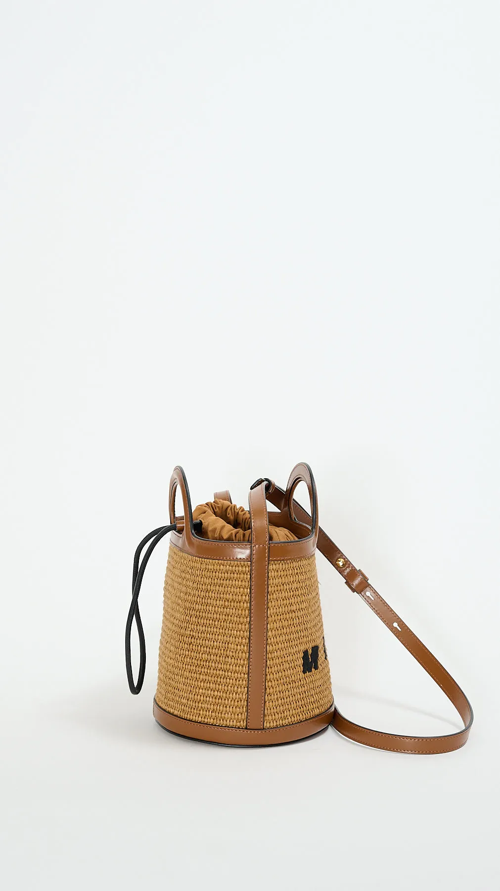 Tropicalia Mini Bucket Bag in Raw Sienna