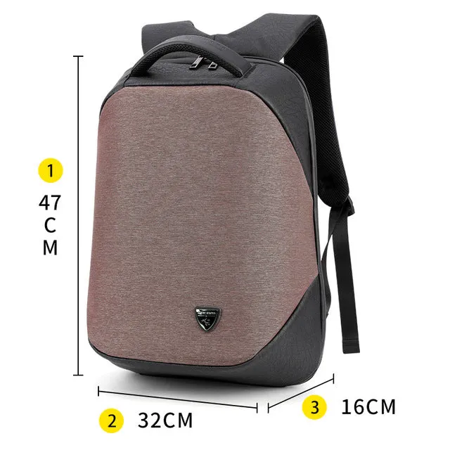 Waterproof High Capacity Smart Backpack For School/Business/Travel - Black,Blue,Brown