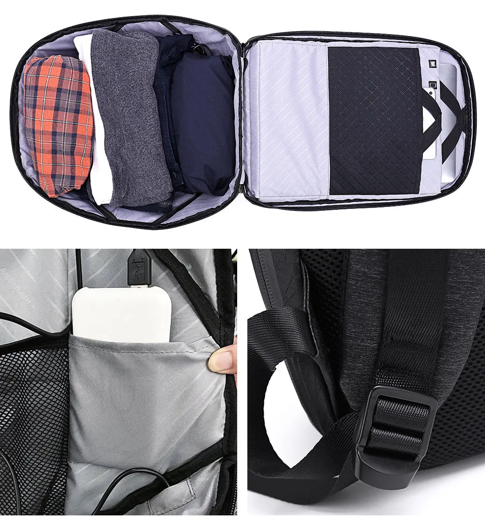 Waterproof High Capacity Smart Backpack For School/Business/Travel - Black,Blue,Brown