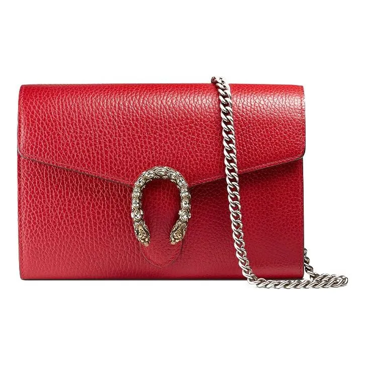 (WMNS) GUCCI Dionysus Mini-Sized Single-Shoulder Bag Red