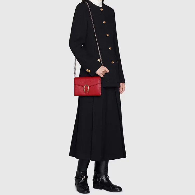 (WMNS) GUCCI Dionysus Mini-Sized Single-Shoulder Bag Red