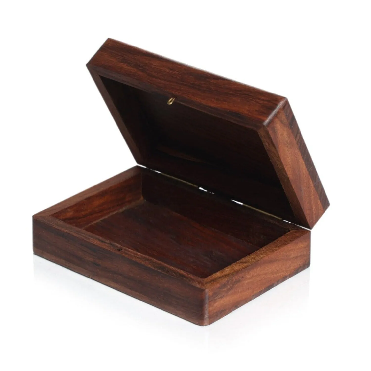 Wooden Playing Card Holder Box with Playing Card (Sheesham-Walnut)